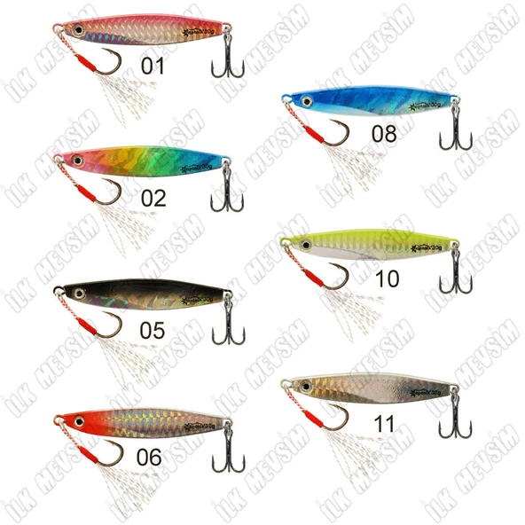 Captain 3654 Nautech UV 7,5cm 30gr Jig Yem - Resim 2
