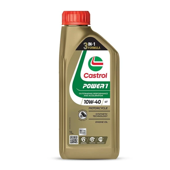 Castrol Power 1 4T 10W-40 Motor Yağı 1 LT. ürün görseli 1