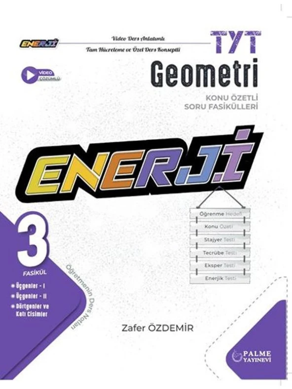 PALME YKS TYT ENERJİ GEOMETRİ KONU ÖZETLİ SORU FASİKÜLLERİ *YENİ* ürün görseli 1