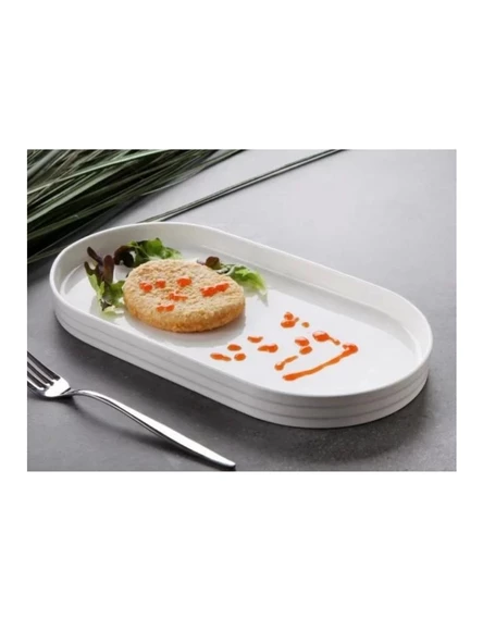 Gönül GNL 3493 Porselen Oval Tabak 32x17x2.7cm ürün görseli 1