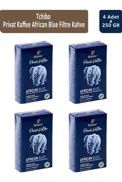 Tchibo Privat African Blue Filtre Kahve 250 gr x 4 Adet ürün görseli 1
