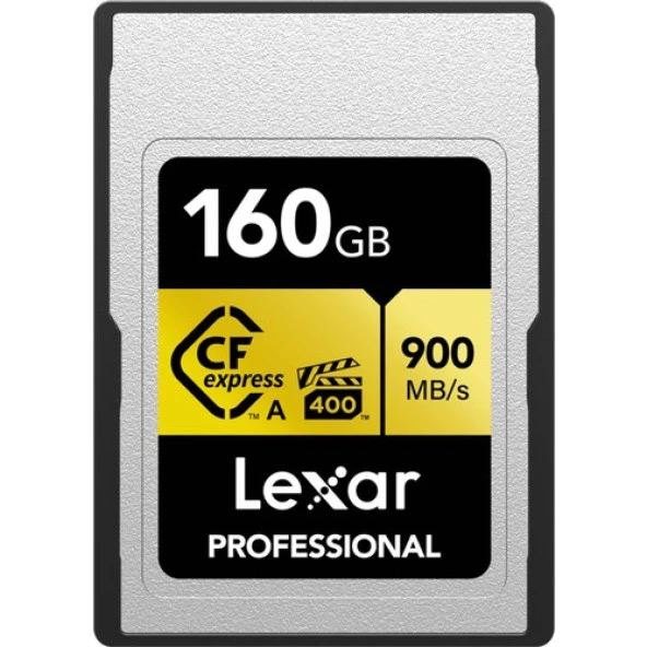 Lexar 160GB Professional Cfexpress Type A Gold Serisi Hafıza Kartı ürün görseli 1