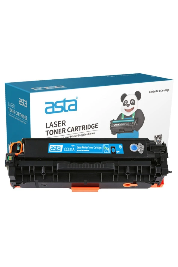 Ah-cc531a/ce411a/cf381a/crg-718 C Renkli Lazer Toner / Cyan ürün görseli 1