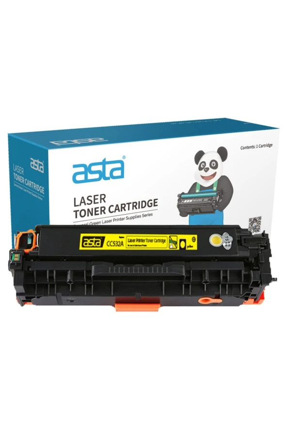 Ah-cc532a/ce412a/cf382a/crg-718 Y Renkli Lazer Toner / Yellow ürün görseli 1