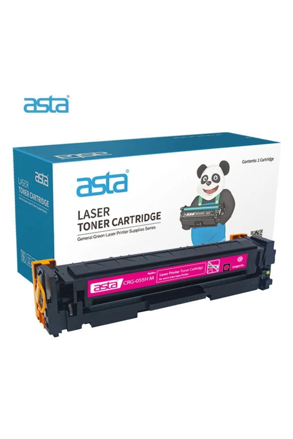 Asta Acn-crg-055h M Magenta Toner (çipli) (5.900 Sayfa) ürün görseli 1