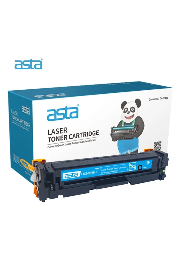 Asta Acn-crg-055h Y Yellow Toner (çipli) (5.900 Sayfa) ürün görseli 1