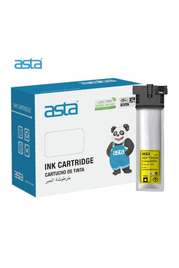 Asta Aep-t9454 Yellow Toner (5.000 Sayfa) ürün görseli 1
