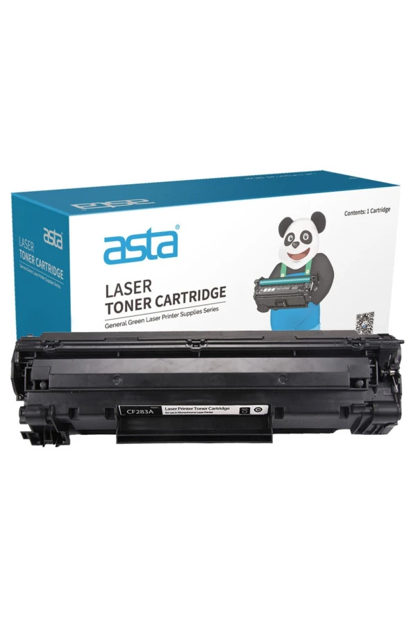 Asta Ah-cf283a/crg-737 Siyah Toner ürün görseli 1