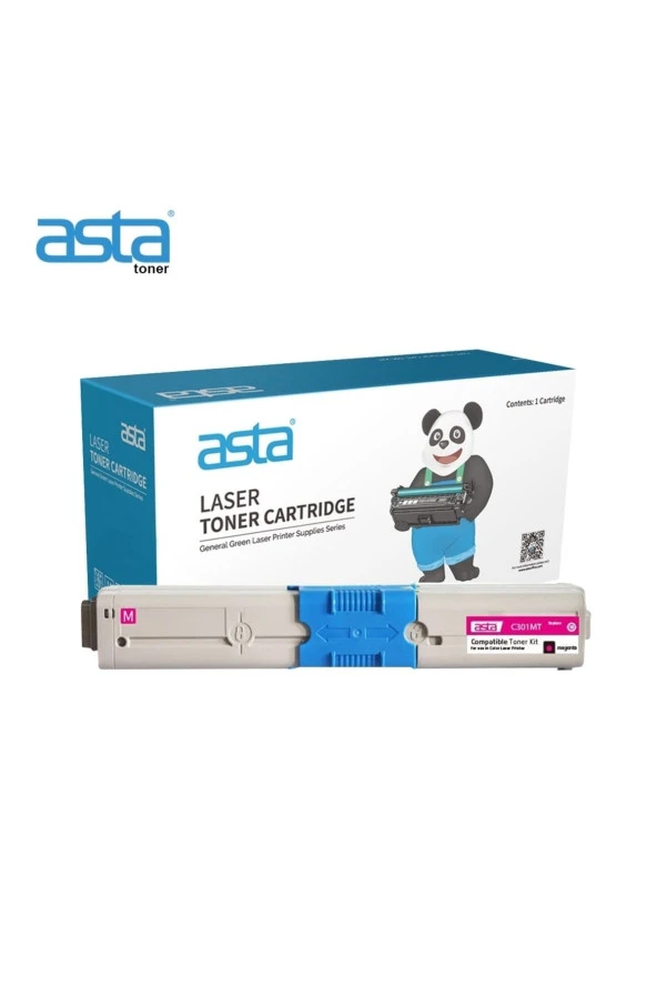 Asta Aok-c301mt/44973542/c301/c321 Mc332/mc342 Kırmızı Toner ürün görseli 1