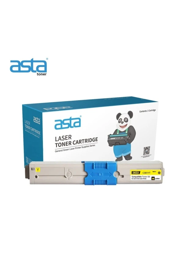 Asta Aok-c301yt/44973541/c301/c321 Mc332/mc342 Sarı Toner ürün görseli 1