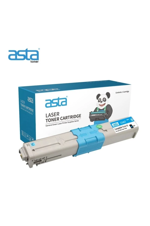 Asta Aok-c310cat/44469706/c310/c330/c331/c530/c510/mc351/mc361/mc362/mc561 Mavi Toner ürün görseli 1
