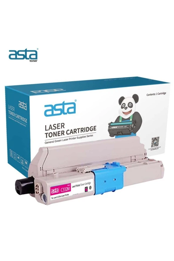 Asta Aok-c332mx/46508734/c332dn/mc363dn Kırmızı Toner ürün görseli 1