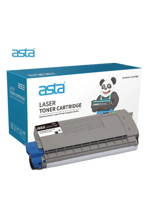 Asta Aok-c710kt/44318608 Siyah Toner (11.000 Sayfa) ürün görseli 1