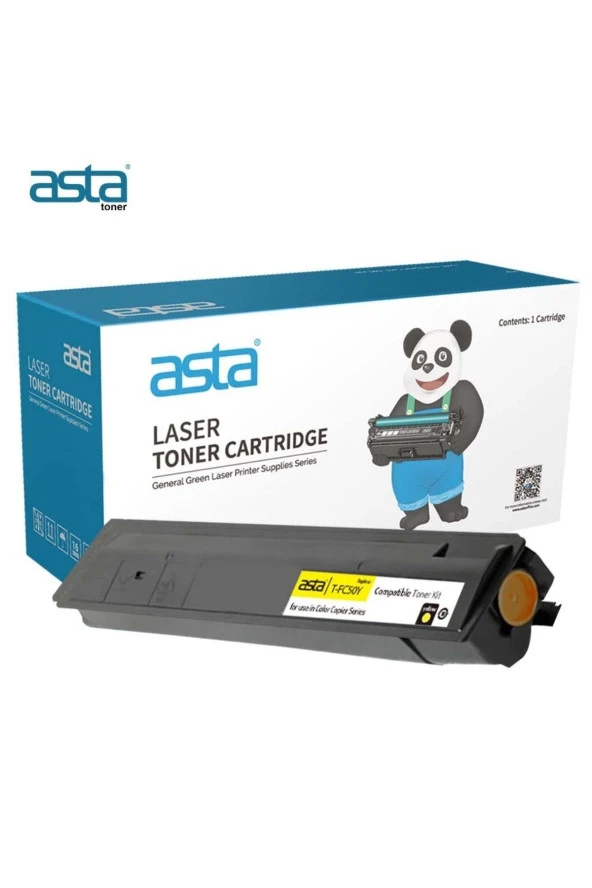 Asta Ats-t-fc50y/3055c/3555c/4555c/5055c Sarı Toner Uyumlu ürün görseli 1