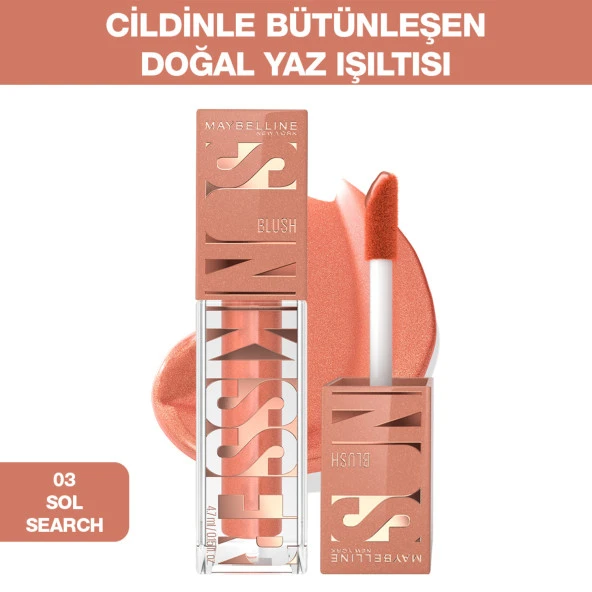 Maybelline New York Sunkisser Likit Allık- 03 Sol Search ürün görseli 1