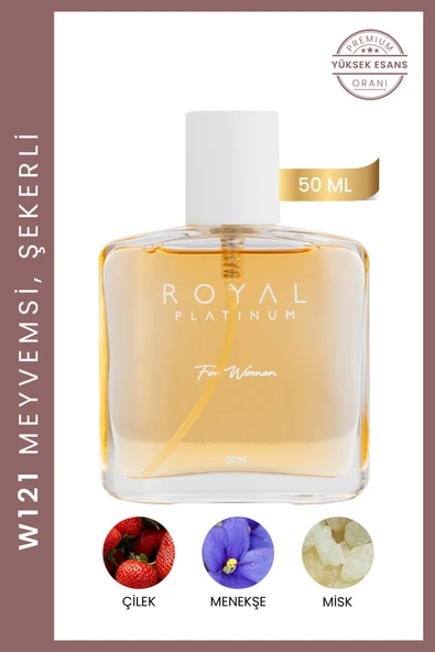 Royal Platinum W121 Kadın Parfüm Meyvemsi Çilek Misk ürün görseli 1
