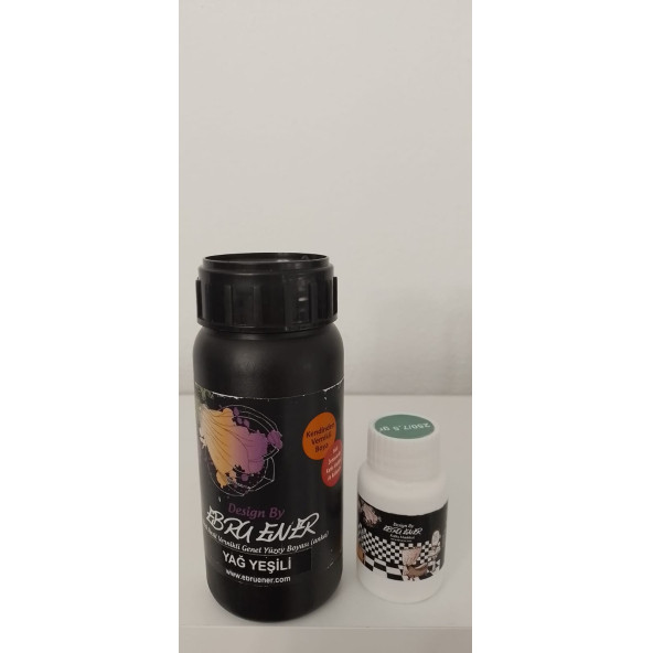 Ebru Ener Anka Vernikli Genel Yüzey Boyası Yağ Yeşili 250 gr. ve Katkı Maddesi 7,5 gr. ürün görseli 1