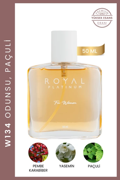 Royal Platinum W134 Kadın Parfüm Odunsu Paçuli Vanilya ürün görseli 1