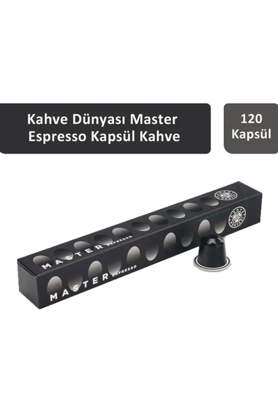 Kahve Dünyası 9 Master Espresso Kapsül Kahve 120 Kapsül ürün görseli 1