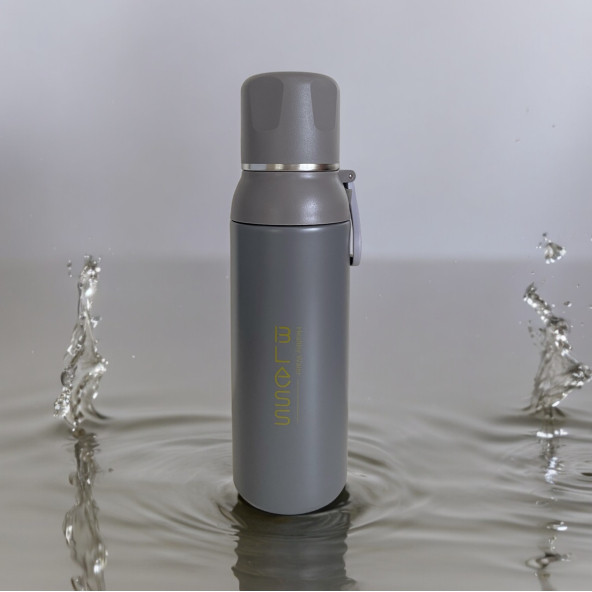 Yüksek Yalıtımlı Paslanmaz Çelik Bardaklı Sıcak/Soğuk 700 ML Termos ürün görseli 1