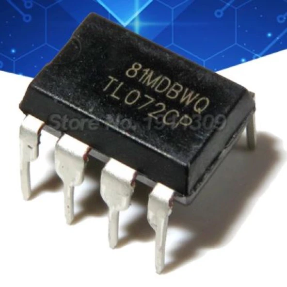 TL 072CP DIP-8 Entegre Devre - Resim 2