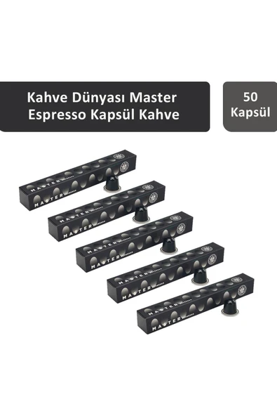 Kahve Dünyası 9 Master Espresso Kapsül Kahve 50 Kapsül ürün görseli 1