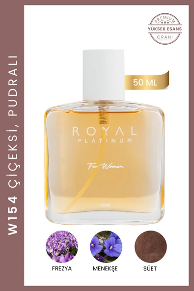 Royal Platinum W154 Kadın Parfüm Çiçeksi Süet Sandal ürün görseli 1