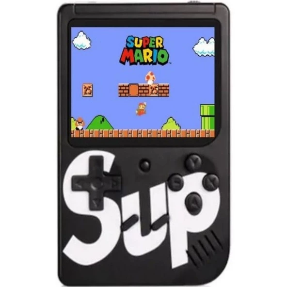 Cosmostech Sup Game Box Plus 400 Oyunlu Taşınabilir Mario Oyunlu Retro El Atarisi Siyah ürün görseli 1