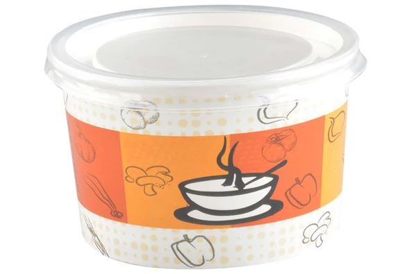 Benim Marifetlerim Karton kapaklı Çorba Kasesi 16 oz 25 Adet ürün görseli 1