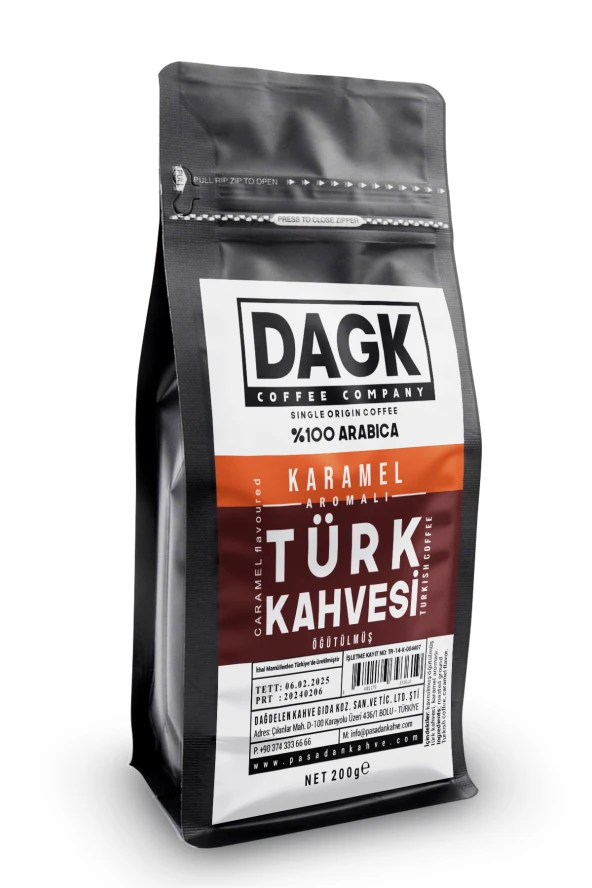 Karamelli Türk Kahvesi 200g (AROMALI) ürün görseli 1