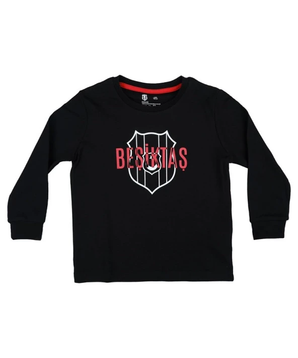 Beşiktaş Orijinal Lisanslı Siyah Çocuk Sweat ürün görseli 1
