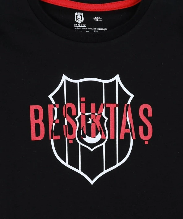 Beşiktaş Orijinal Lisanslı Siyah Çocuk Sweat - Resim 2