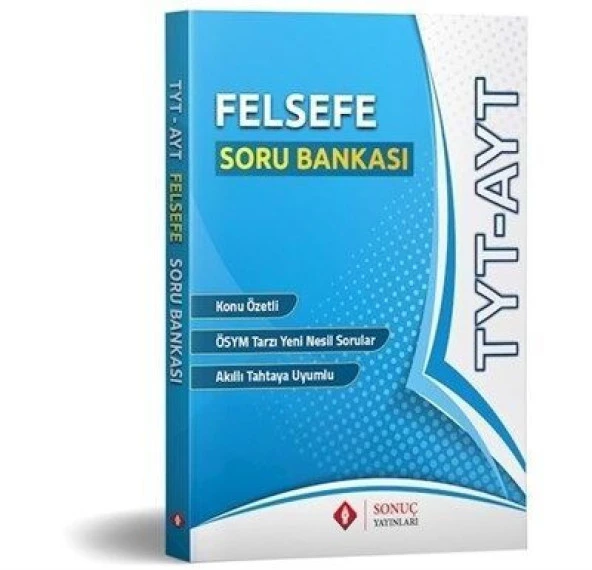 TYT AYT Felsefe Soru Bankası Sonuç Yayınları ürün görseli 1