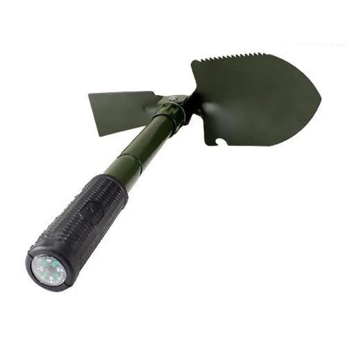 Çok Fonksiyonlu - Katlanabilen - Mini Askeri Kamp Küreği - Resim 2