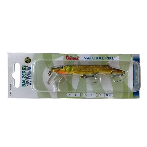 Balzer 13469 001 Colonel UV Striker Pike 9cm 8gr 40cm Dalarlı Maket Yem ürün görseli 1