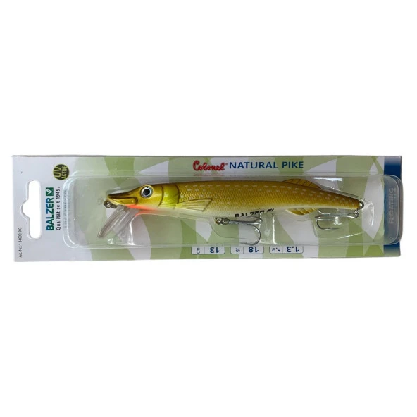 Balzer 13469 003 Colonel UV Striker Pike 13cm 18gr 1.3mt Dalarlı Maket Yem ürün görseli 1