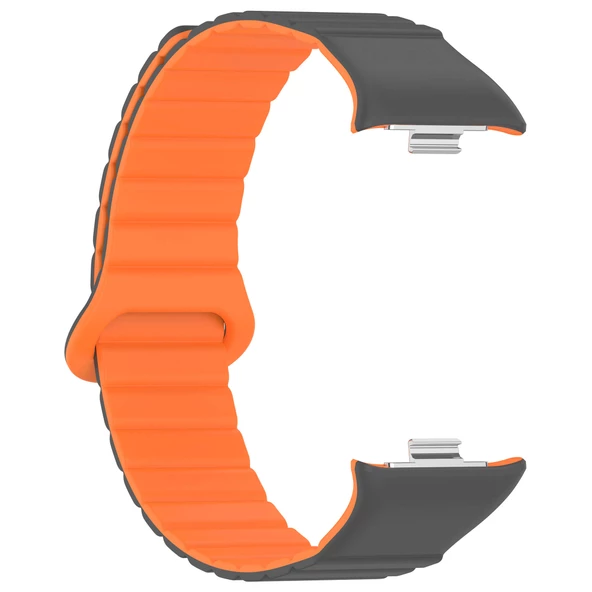 Gpack Xiaomi Redmi Watch 4 Kordon Solo Loop Mıknatıslı Strap Kayış KRD105 - Resim 4