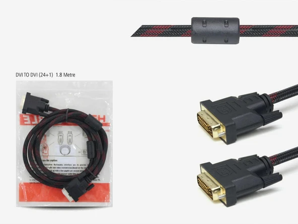 HADRON HD4114 DVI DVI KABLO 1.8 MT ürün görseli 1