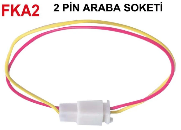Araba Soketi 2 Pin Swat FKA2 ürün görseli 1