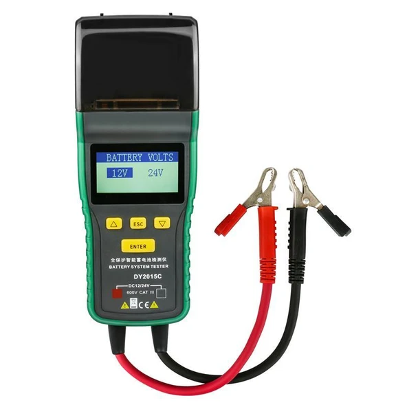 Profesyonel Servisler İçin Termal Yazıcılı Otomotiv Akü Sistemi Test Cihazı 24V/12V ürün görseli 1