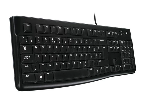 LOGITECH K120 Q USB KABLOLU KLAVYE SİYAH 920-002505 ürün görseli 1