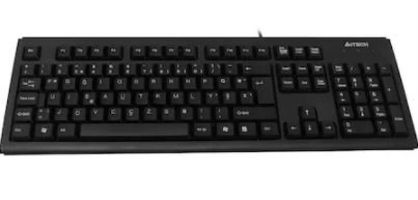 A4-TECH KM-720/USB/F Siyah Multimedia TR Kablolu Klavye - Resim 3