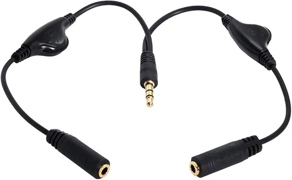 NAVİDATA 3.5 MM STEREO SES KONTROLLÜ KULAKLIK ÇOKLAYICI AUX KABLO ürün görseli 1