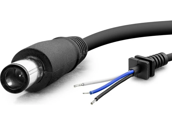 Hadron 7,4X5,0 Notebook Adaptör tamir Kablosu 3Lü 7.4x5.0 Hp DELL 120W-150W 1.2 Siyah DC KABLO HDX5564 ürün görseli 1