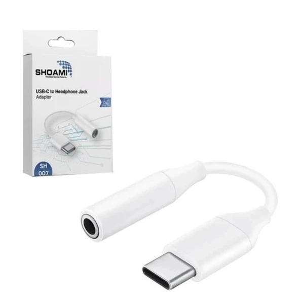 shoami SH007 3.5 mm Type-C Aux Çevirici Şarjı Kulaklıga Çevirici TÜM CİHAZLARA UYUMLU ürün görseli 1
