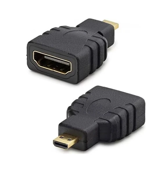 Nvd-h60 Micro Hdmı Erkek To Hdmı Dişi Dönüştürücü Micro Hdmı To Hdmı Hdmı To Mıcro ürün görseli 1