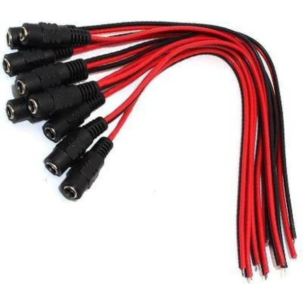 50 Adet Powerjack Güvenlik Kamerası Dişi Power Jack Dc Jak Kablo ürün görseli 1
