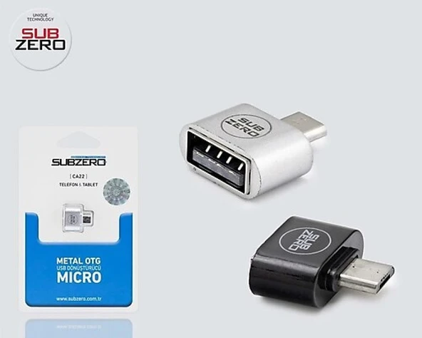 SUBZERO CA22 MICRO OTG ÇEVİRİCİ ADAPTÖR ürün görseli 1