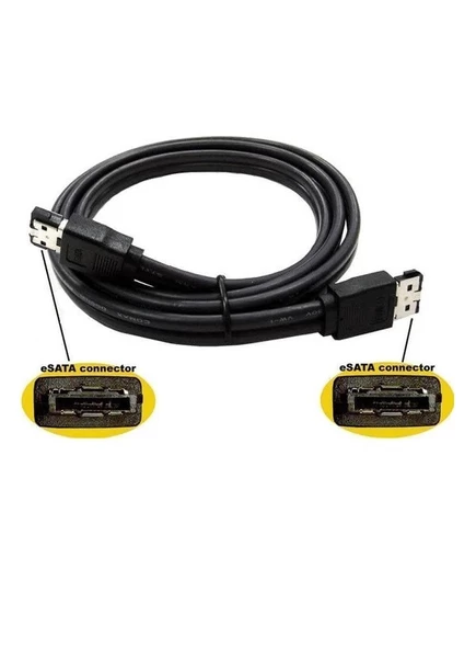 NAVİDATA 100CM E-Sata To Esata Kablo - E-Sata Data Kablosu - 1 Metre - Resim 2