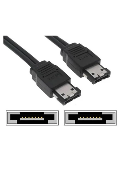 NAVİDATA 100CM E-Sata To Esata Kablo - E-Sata Data Kablosu - 1 Metre ürün görseli 1